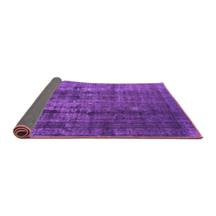 Sideview of Oriental Purple Industrial Rug, urb1320pur