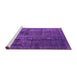 Sideview of Machine Washable Oriental Purple Industrial Area Rugs, wshurb1320pur