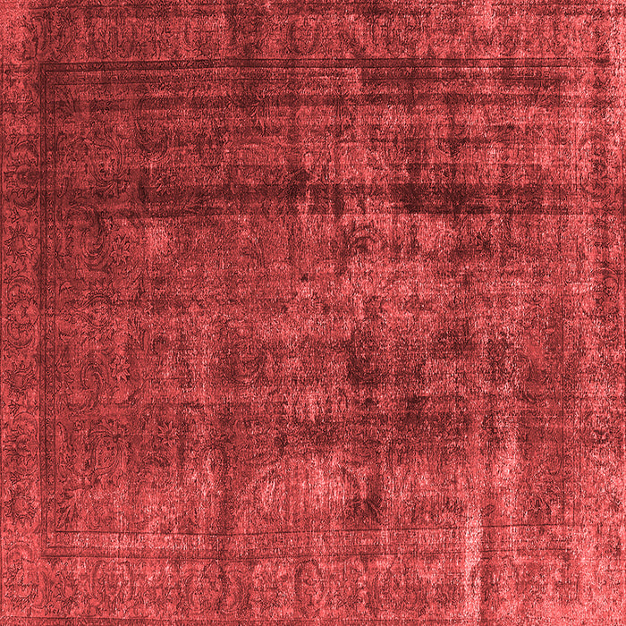 Machine Washable Oriental Red Industrial Rug, wshurb1320red