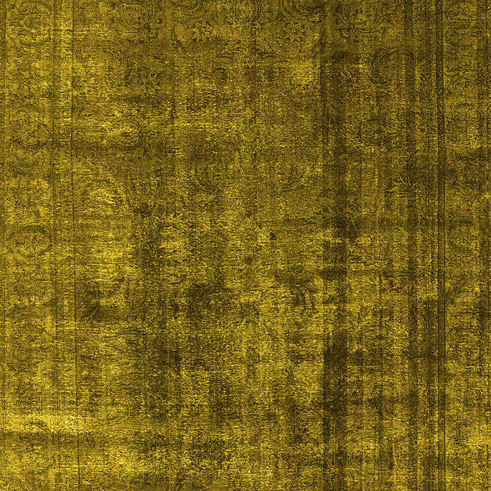 Oriental Yellow Industrial Rug, urb1320yw