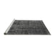 Sideview of Machine Washable Oriental Gray Industrial Rug, wshurb1320gry
