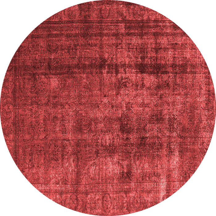 Machine Washable Oriental Red Industrial Rug, wshurb1320red