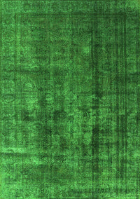 Oriental Green Industrial Rug, urb1320grn