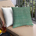 Front View of Mid-Century Modern Urban Square Sea Green Throw Pillow, 18 inch by 18 inch, pwurb1321