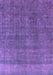 Machine Washable Oriental Purple Industrial Area Rugs, wshurb1321pur