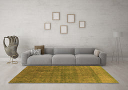 Machine Washable Oriental Orange Industrial Area Rugs in a Living Room, wshurb1321org