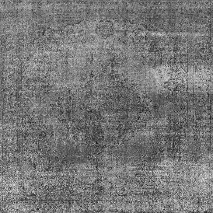 Square Oriental Gray Industrial Rug, urb1322gry