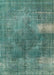 Mid-Century Modern Sea Green Oriental Rug, urb1322