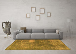 Machine Washable Oriental Orange Industrial Area Rugs in a Living Room, wshurb1322org
