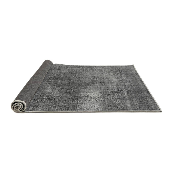Sideview of Oriental Gray Industrial Rug, urb1322gry