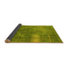 Sideview of Oriental Yellow Industrial Rug, urb1322yw