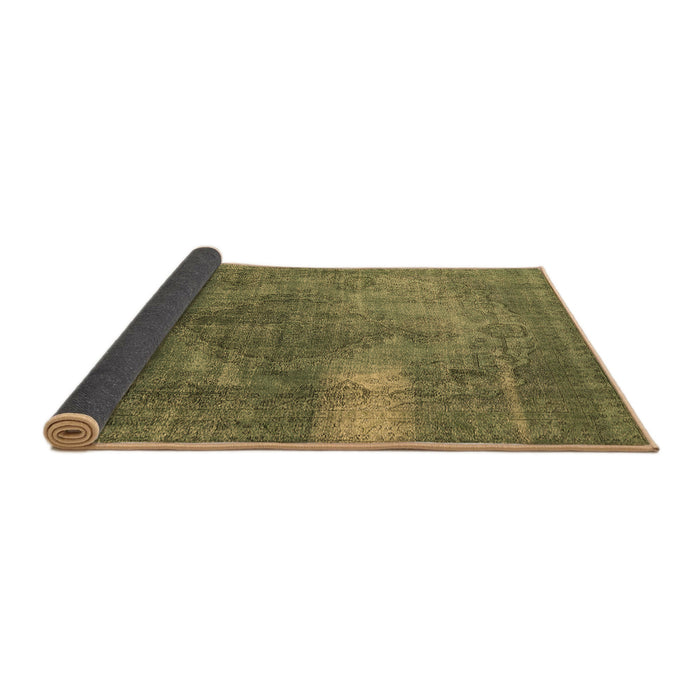 Sideview of Oriental Brown Industrial Rug, urb1322brn
