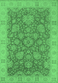 Oriental Emerald Green Industrial Rug, urb1323emgrn