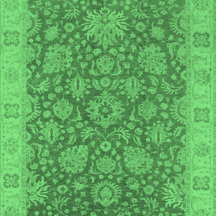 Oriental Emerald Green Industrial Rug, urb1323emgrn