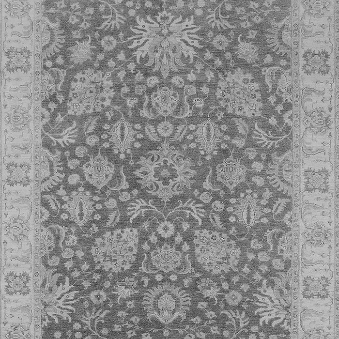 Machine Washable Oriental Gray Industrial Rug, wshurb1323gry