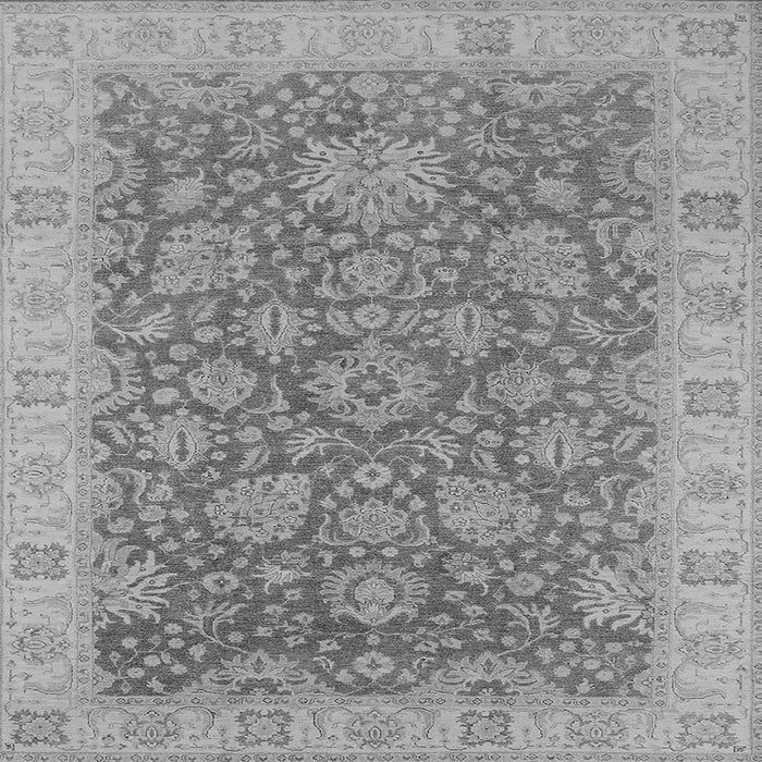 Square Oriental Gray Industrial Rug, urb1323gry