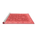 Industrial Red Washable Rugs