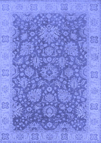 Oriental Blue Industrial Rug, urb1323blu