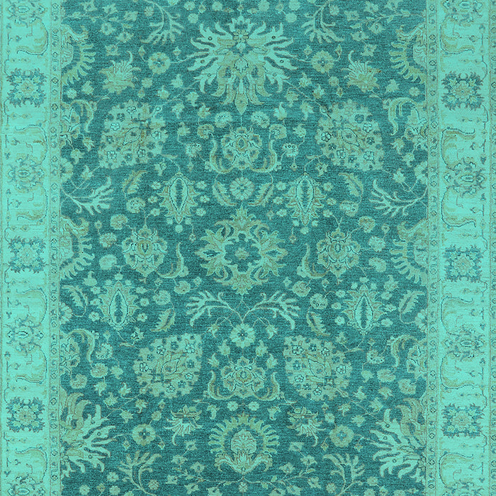 Oriental Turquoise Industrial Rug, urb1323turq