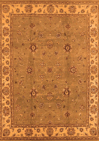 Oriental Orange Traditional Rug, urb1324org