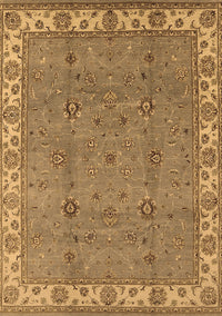 Oriental Brown Traditional Rug, urb1324brn