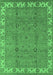 Oriental Emerald Green Traditional Rug, urb1324emgrn