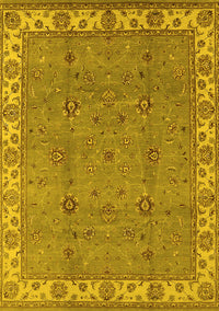 Oriental Yellow Traditional Rug, urb1324yw