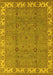 Oriental Yellow Traditional Rug, urb1324yw