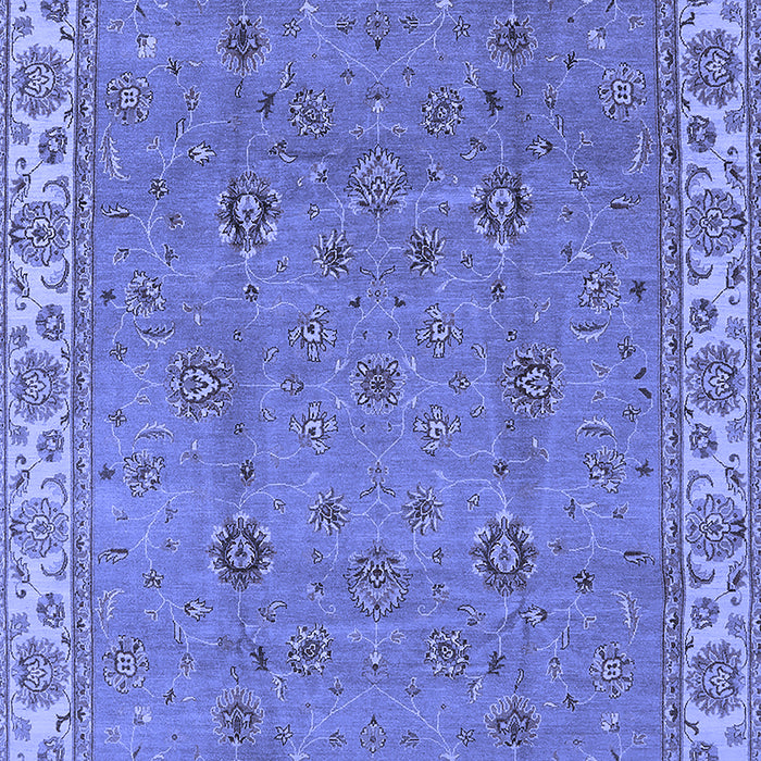 Oriental Blue Traditional Rug, urb1324blu