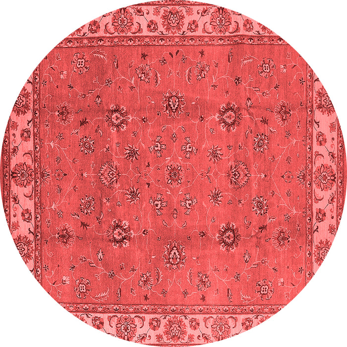 Machine Washable Oriental Red Traditional Rug, wshurb1324red