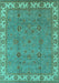 Oriental Turquoise Traditional Rug, urb1324turq