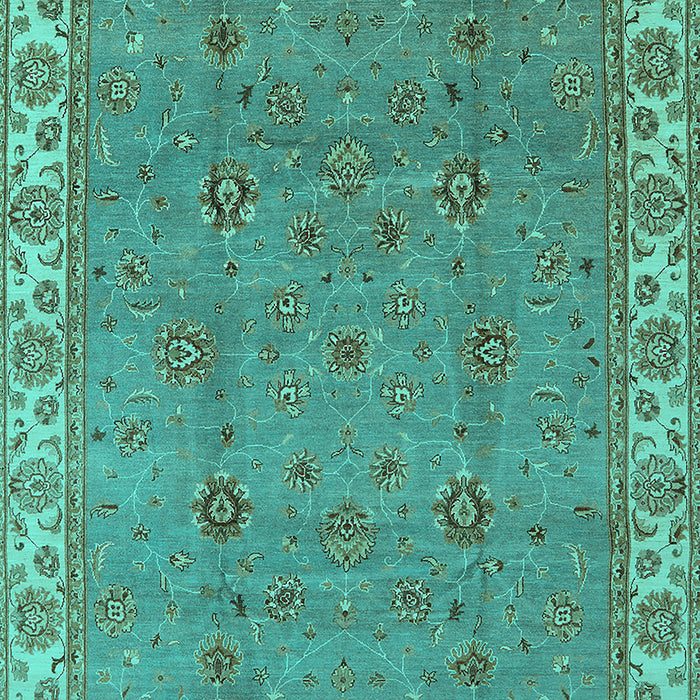 Oriental Turquoise Traditional Rug, urb1324turq