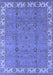 Machine Washable Oriental Blue Traditional Rug, wshurb1324blu