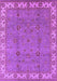 Oriental Purple Traditional Rug, urb1324pur