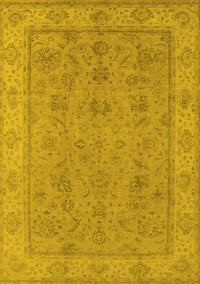 Oriental Yellow Traditional Rug, urb1325yw