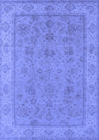 Oriental Blue Traditional Rug, urb1325blu