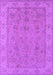 Oriental Purple Traditional Rug, urb1325pur
