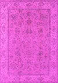 Oriental Pink Traditional Rug, urb1325pnk