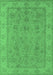 Oriental Emerald Green Traditional Rug, urb1325emgrn