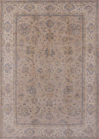 Machine Washable Industrial Modern Dark Almond Brown Rug, wshurb1325