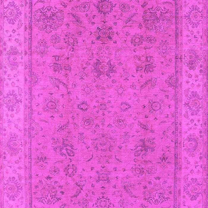 Machine Washable Oriental Pink Traditional Rug, wshurb1325pnk