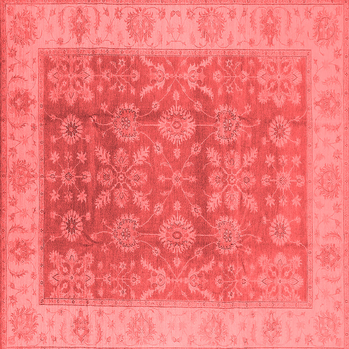 Machine Washable Oriental Red Traditional Rug, wshurb1326red