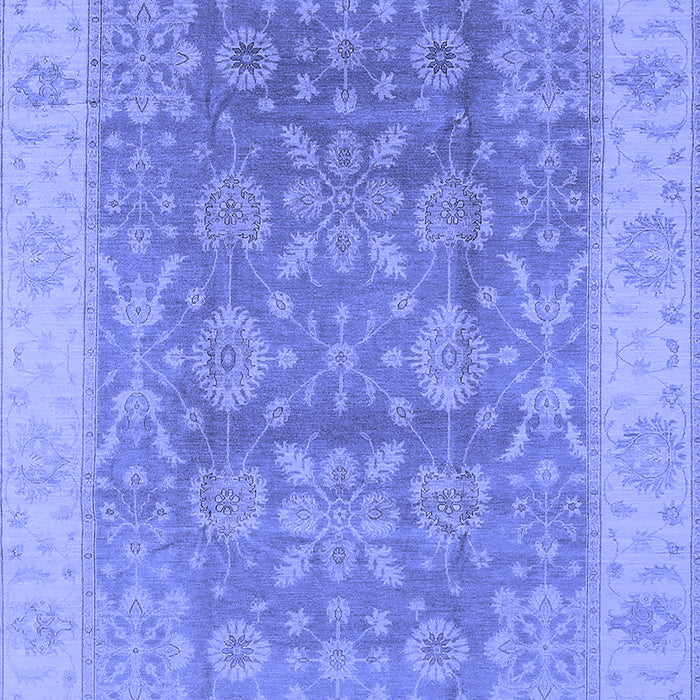 Oriental Blue Traditional Rug, urb1326blu