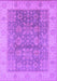 Machine Washable Oriental Purple Traditional Area Rugs, wshurb1326pur