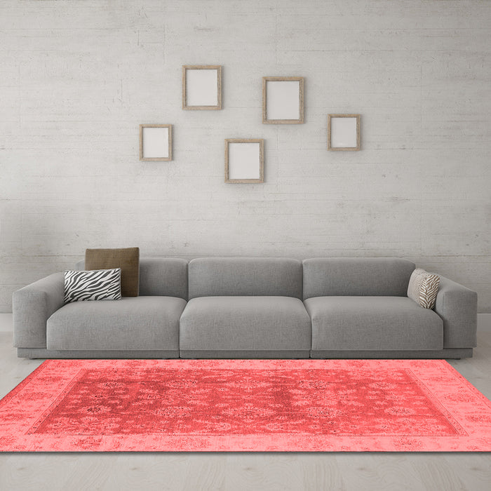 Traditional Red Washable Rugs