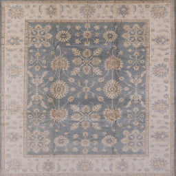 Square Machine Washable Industrial Modern Granite Gray Rug, wshurb1326