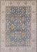 Mid-Century Modern Granite Gray Oriental Rug, urb1326