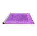 Sideview of Machine Washable Oriental Purple Traditional Area Rugs, wshurb1326pur