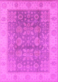 Oriental Pink Traditional Rug, urb1326pnk