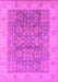 Oriental Pink Traditional Rug, urb1326pnk